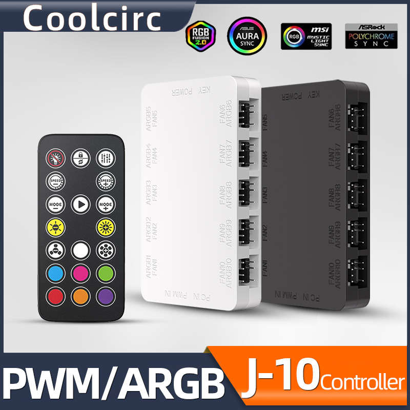 Fan Hub Rgb Controller - ARGB Light Effect and Fan Speed
