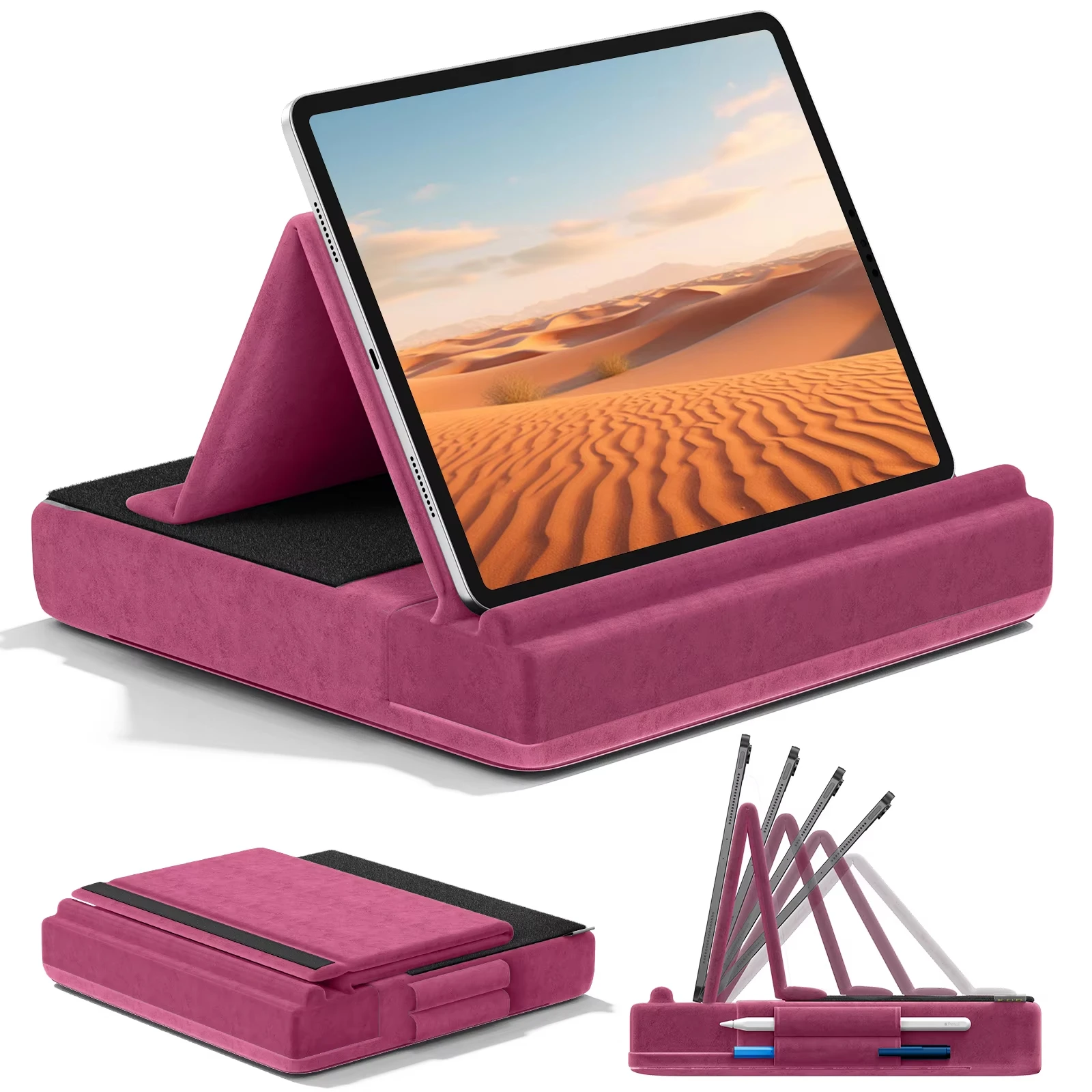 Upgraded Tablet Pillow Stand M - Desk Corner Mat review and price