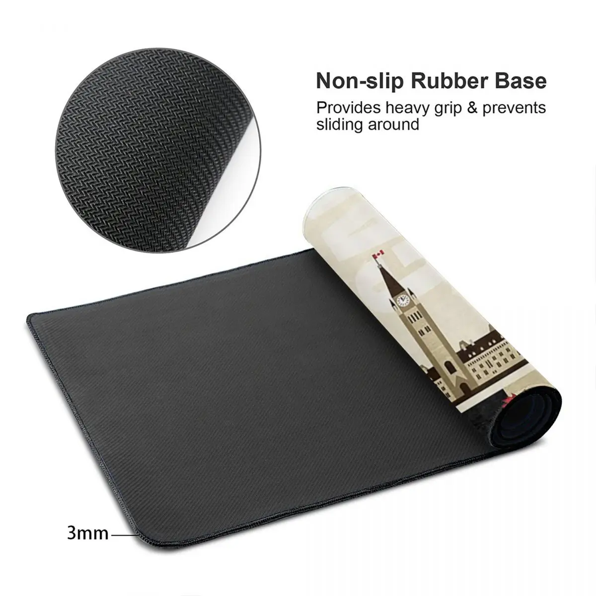 Large Mouse Pad Canada Flag Na - Gaming Accessories Canada review and price
