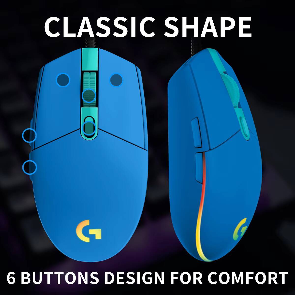 Logitech G203 LIGHTSYNC Gaming - Logitech Mouse G203 review and price