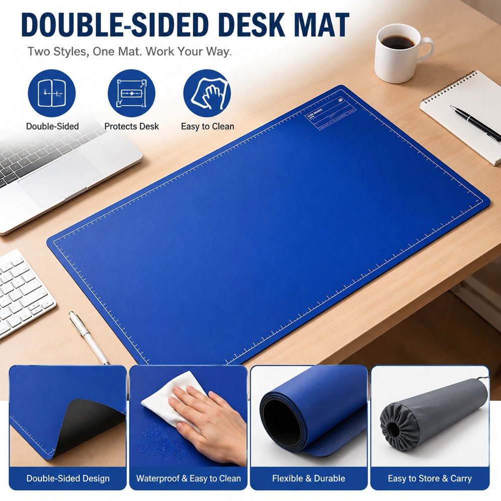 Double-Sided Double-Sided Desk - Desk Corner Mat review and price