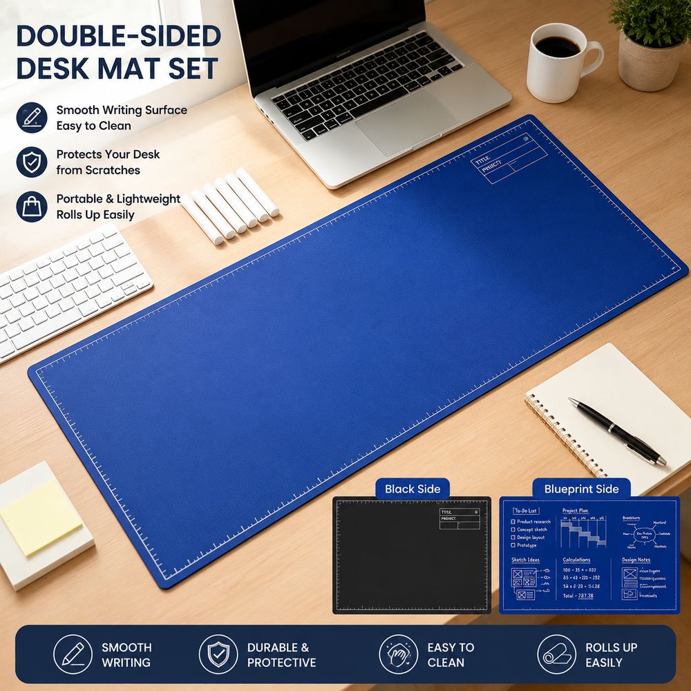 Double-Sided Double-Sided Desk - Desk Corner Mat review and price