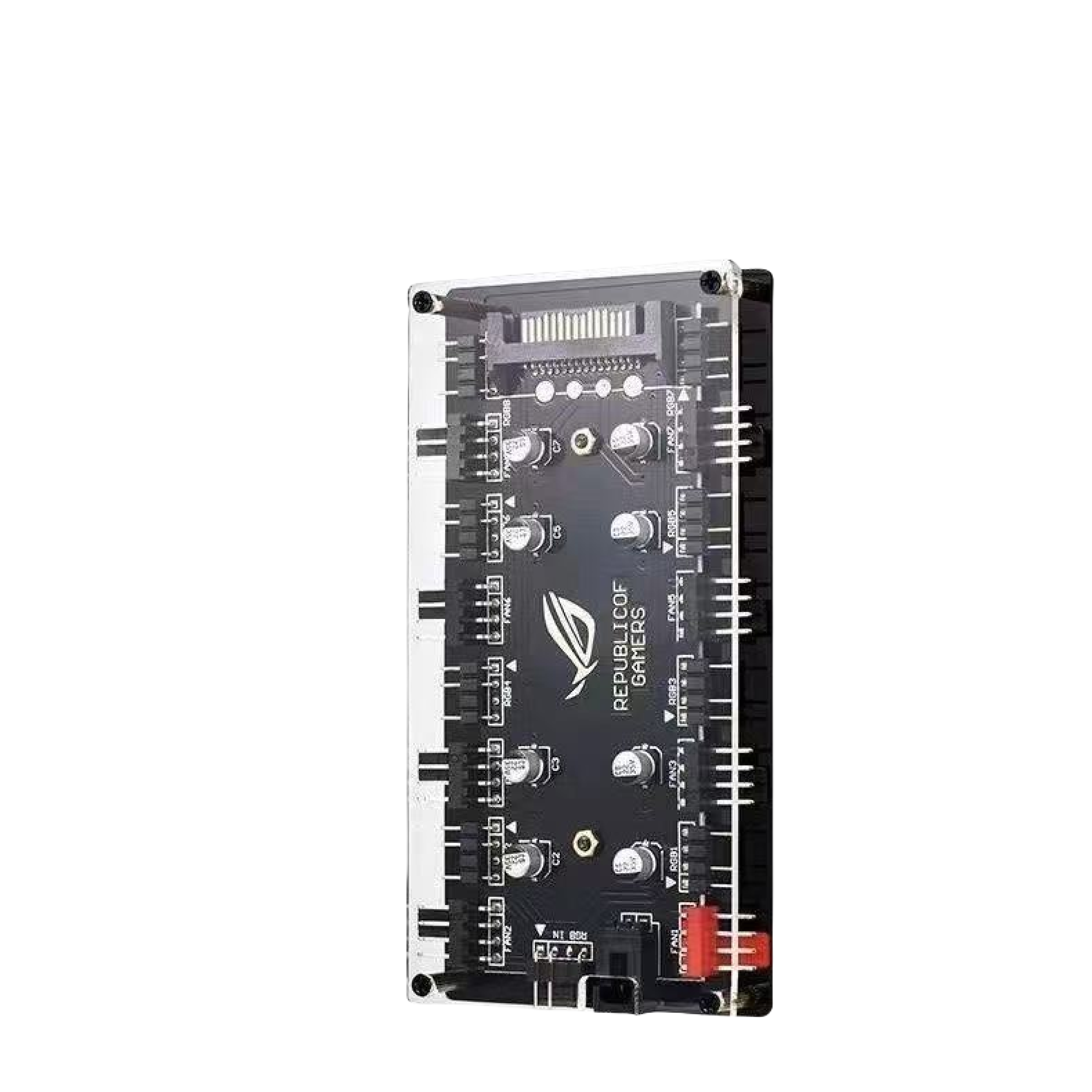 Dual 8-Port Fan Hub ARGB/PWM 2 - Fan Hub Rgb Controller review and price