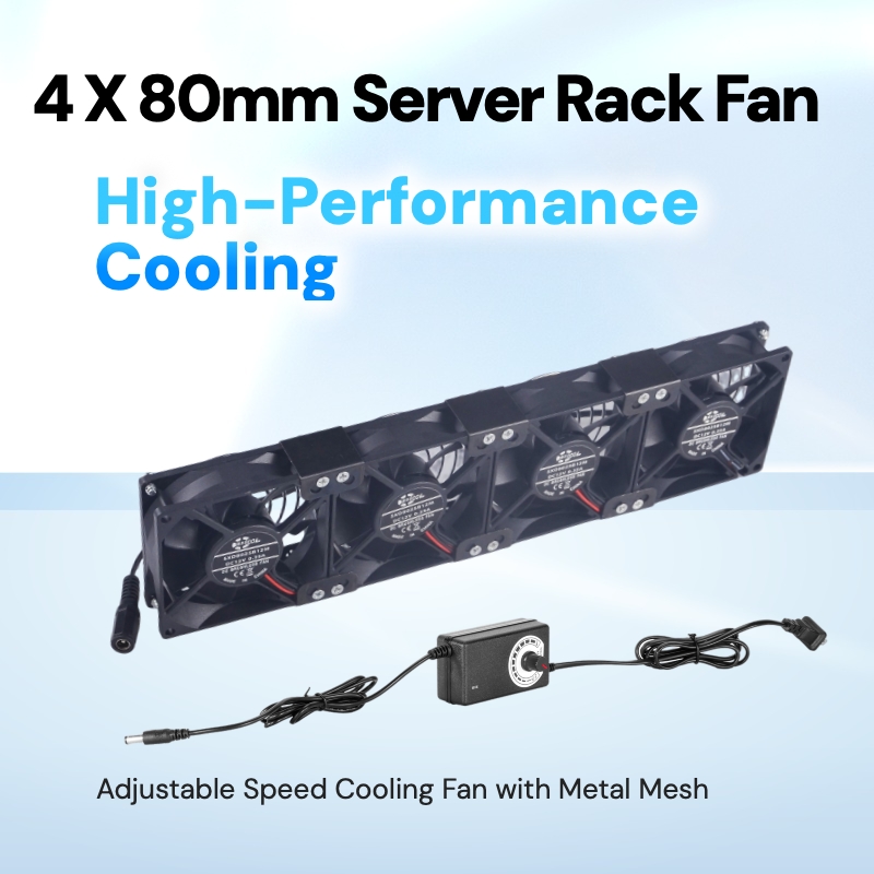 4-Pack 80mm X 25mm High-Speed  - Fan Hub Rgb Controller review and price