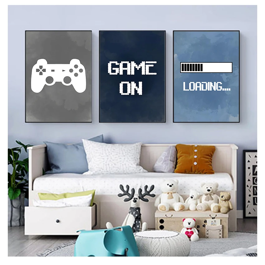 Nursery Boys Wall Decor , Gami - Gaming Accessories Wall review and price