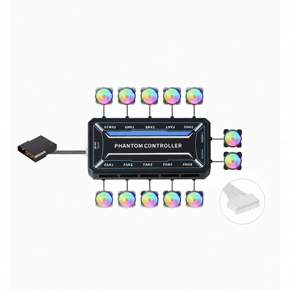 Computer Cooling Fan Hub Remot - Fan Hub Rgb Controller review and price