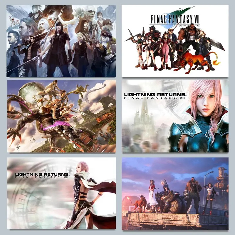 Final Fantasy VII Vaporwave Ca - Gaming Accessories Wall review and price