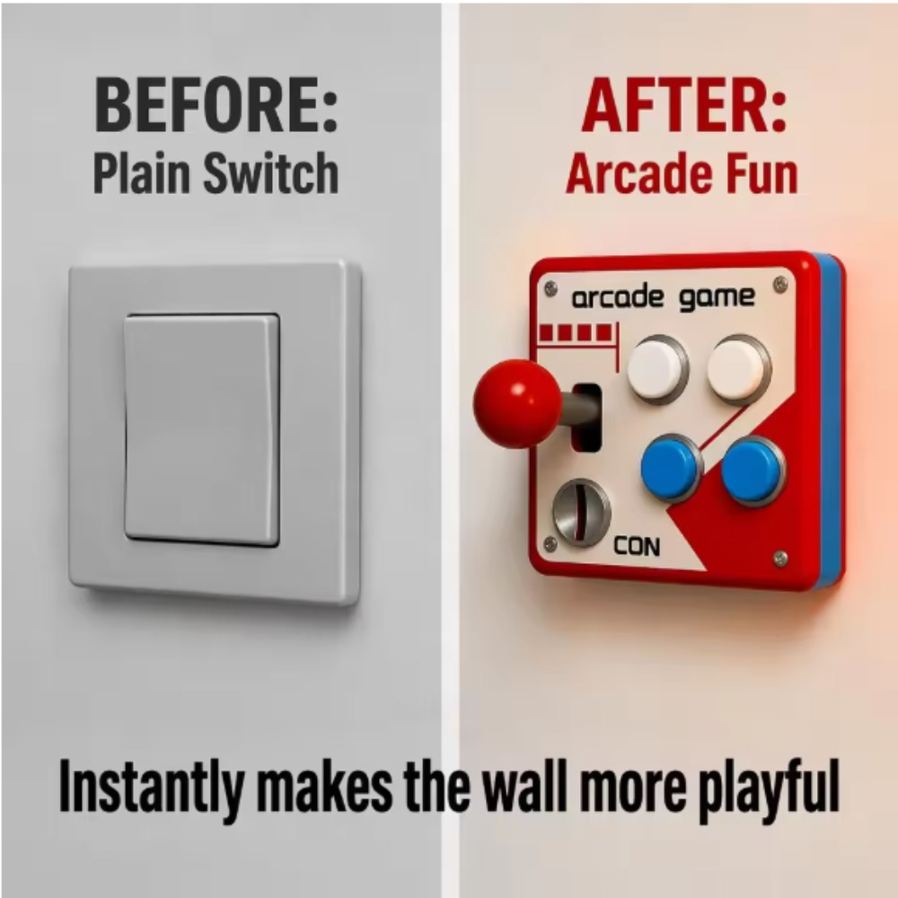 Retro Arcade Joystick Switch P - Gaming Accessories Wall review and price