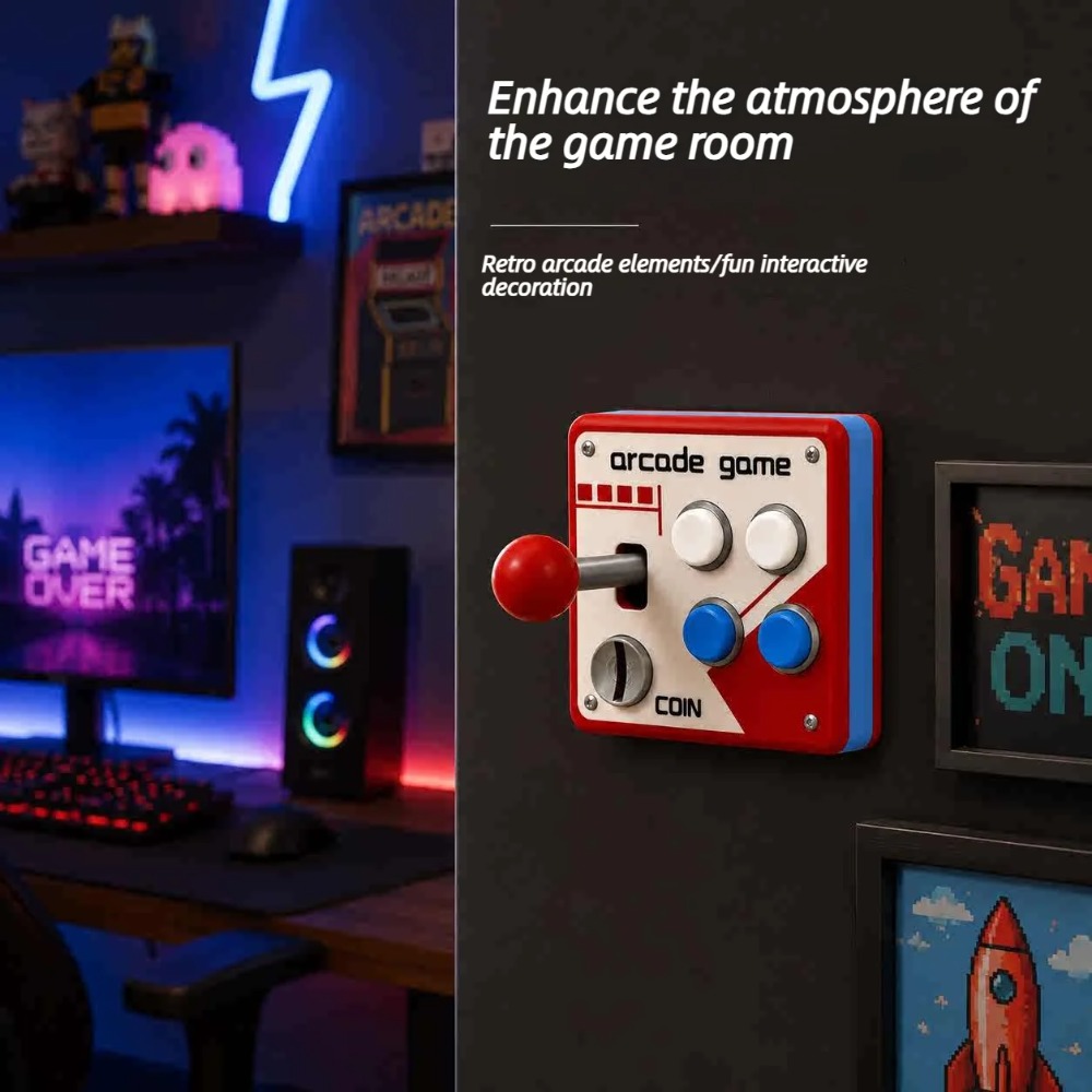 Retro Arcade Joystick Switch P - Gaming Accessories Wall review and price