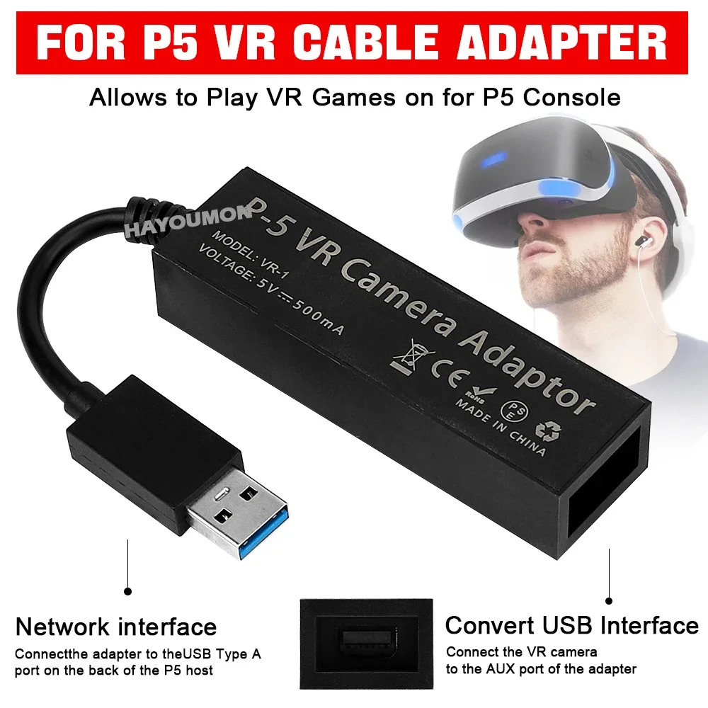 For PS5 VR Cable Adapter For P - Gaming Accessories Vr review and price