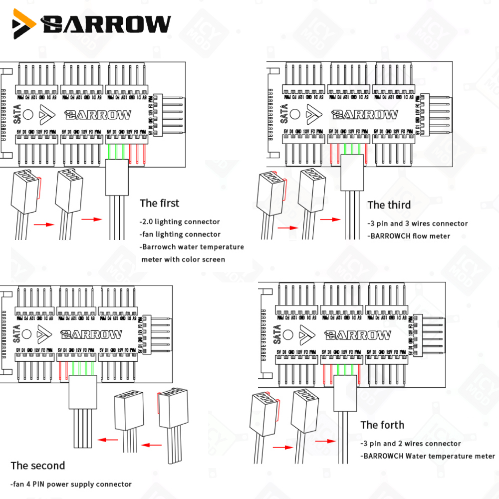 Barrow 7-Port Fan Controllers  - Fan Hub Rgb Controller review and price