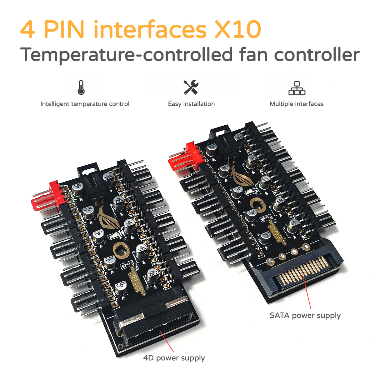 12V 4-Pin PWM Fan Controller H - Fan Hub Rgb Controller review and price