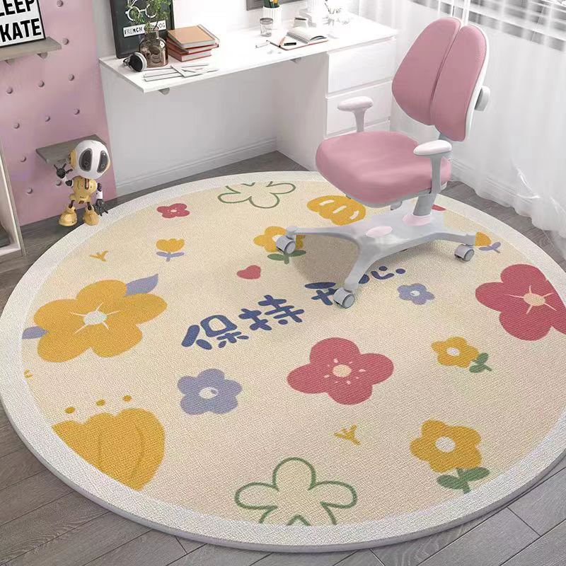 Round Carpet for Kids' Room –  - Desk Corner Mat review and price
