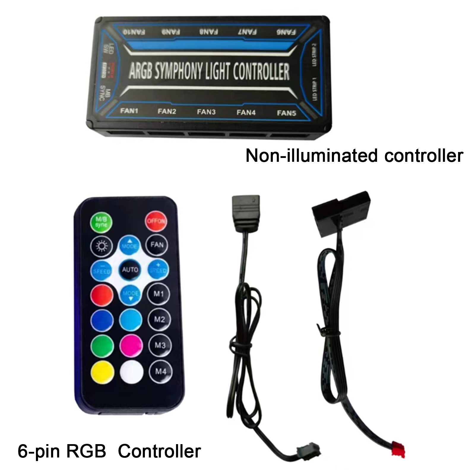 6Pin 10-Port PC Case Fan Split - Fan Hub Rgb Controller review and price