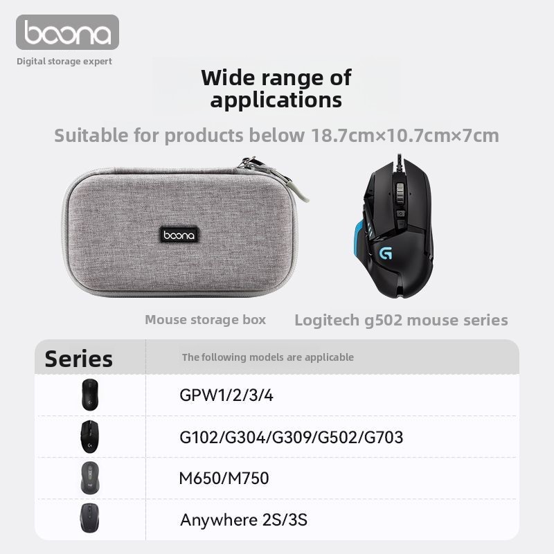 Mouse Storage Case for Logitec - Gaming Accessories Logitech review and price