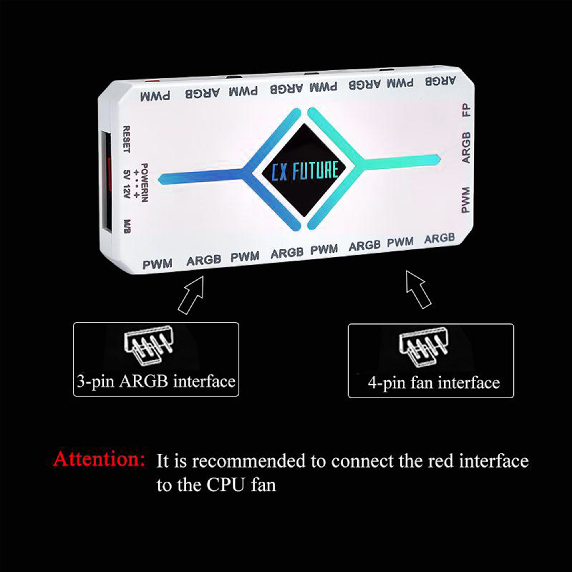 PC ARGB Case Fan Controller -  - Fan Hub Rgb Controller review and price
