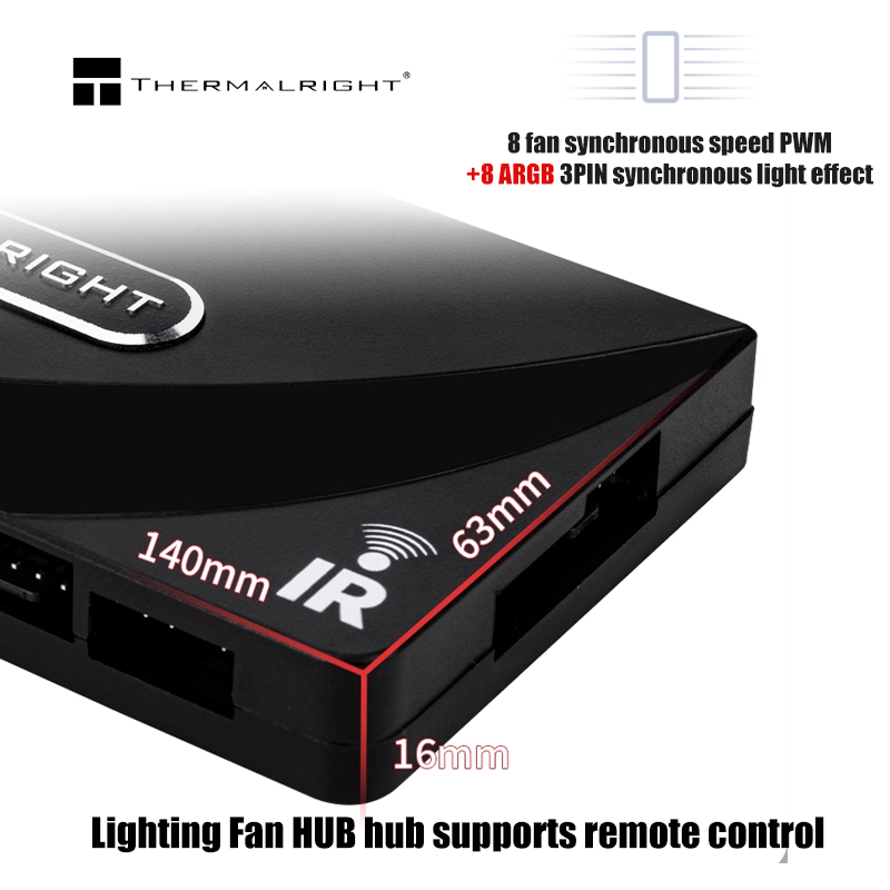 Thermalright 1 To 8 4 PIN PWM  - Fan Hub Rgb Controller review and price
